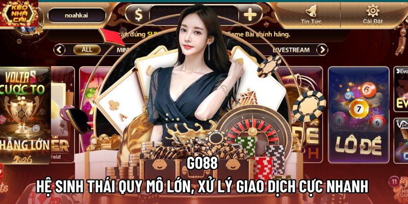 Go88 | Hệ Sinh Thái Quy Mô Lớn, Xử Lý Giao Dịch Cực Nhanh